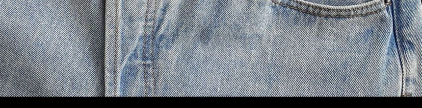 Saccharine - Asymmetrische jeans met hoge taille en rechte pijpen