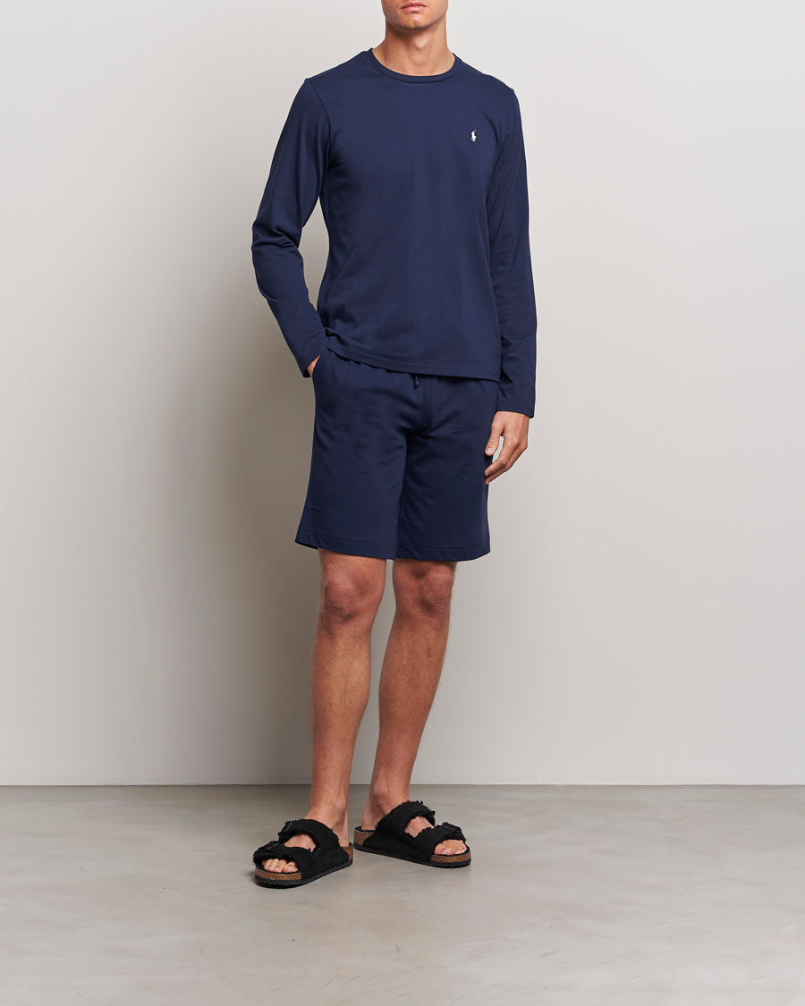 Polo Ralph Lauren Liquid Cotton Long Sleeve Crew Neck T-Shirt Cruise Navy