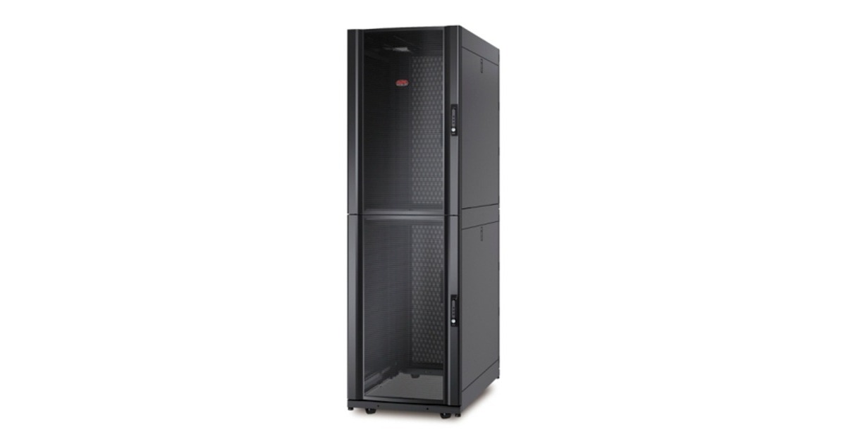 APCNetShelter SX Colocation 42U met zijpanelen server rack  (Zwart, 600 x 1070 x 1991mm, twee compartimenten)