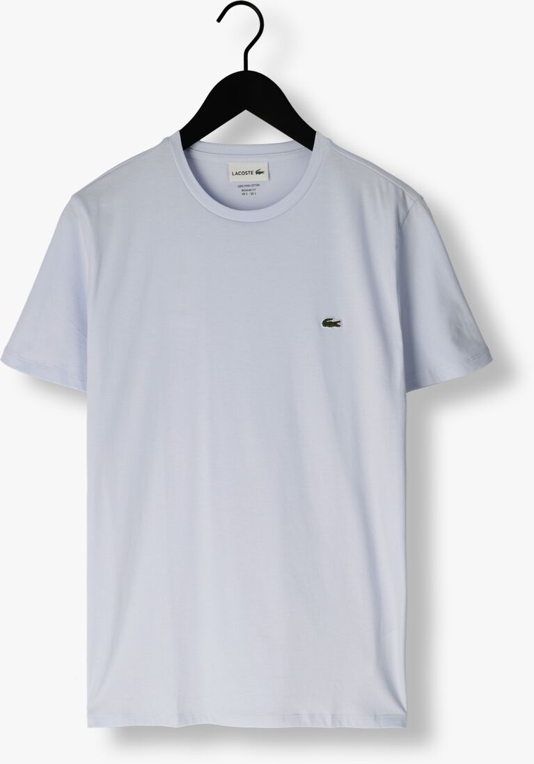 LACOSTE lichtblauwe lacoste t-shirt 1ht1 men's tee-shirt