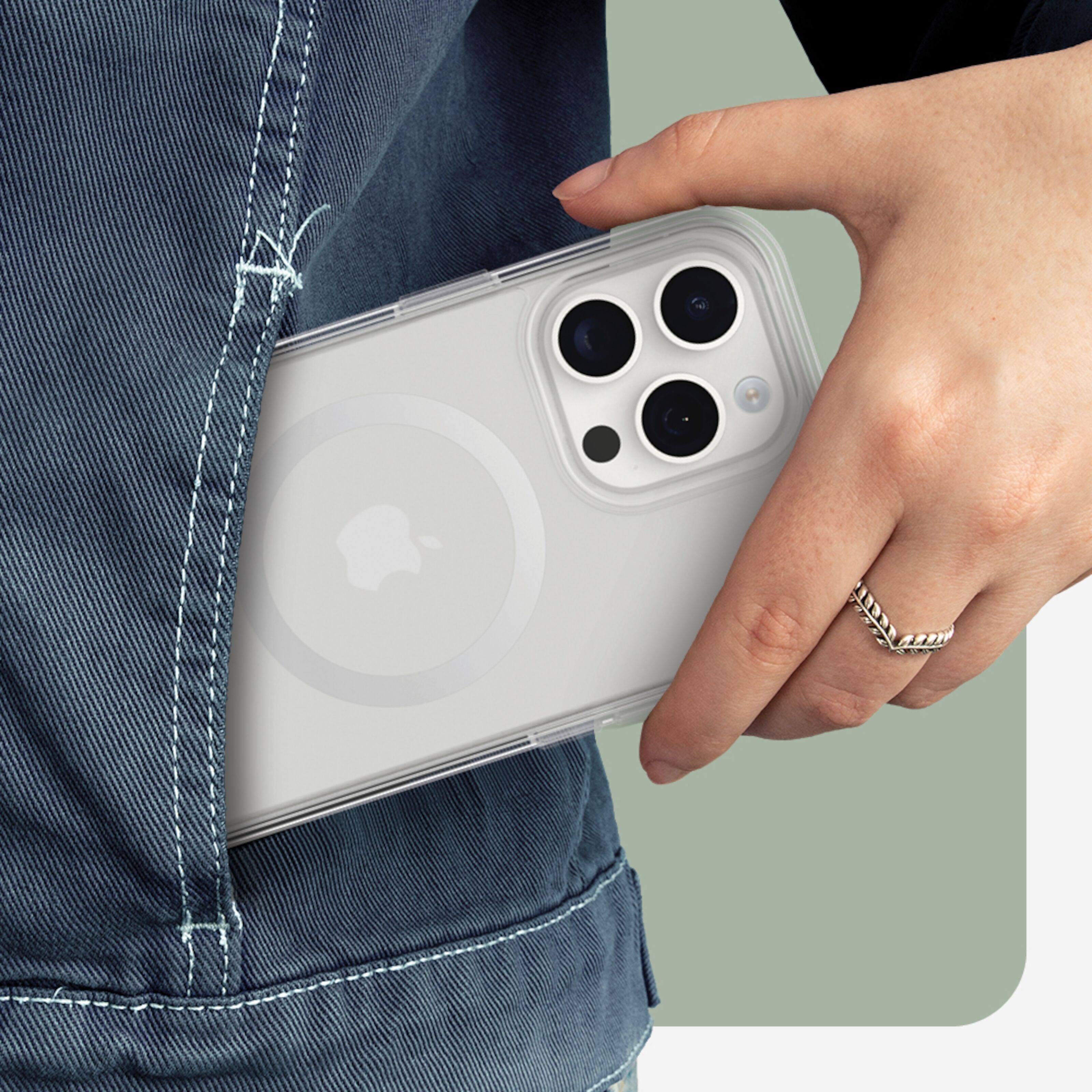 Otterbox Symmetry Magsafe for iPhone 15 Pro Max Gjennomsiktig