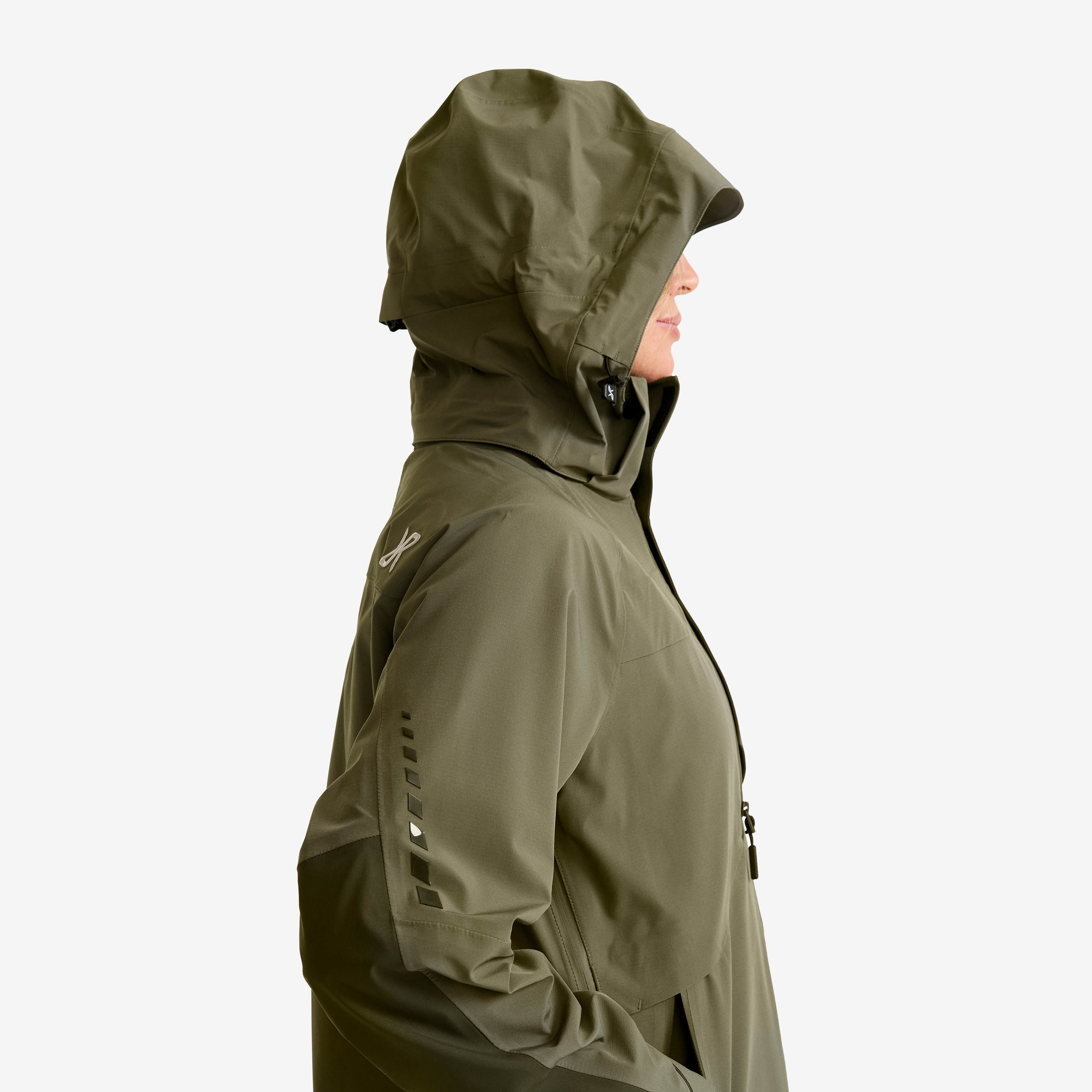 Aries Pro 3L Shell Jacket Dame Grape Leaf/Forest Night