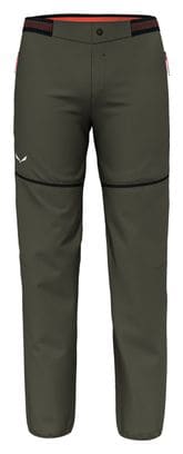 Pantalon Convertible Salewa Pedroc 2 2/1 Khaki