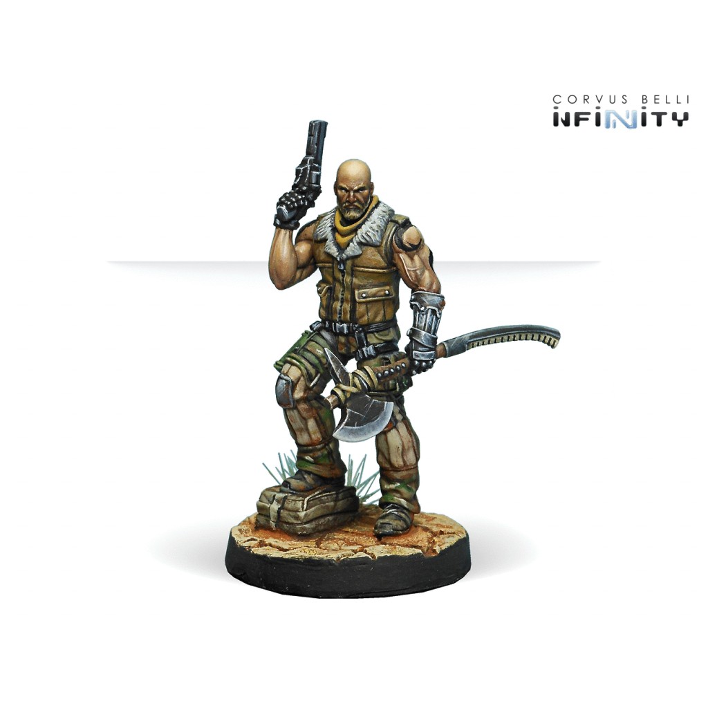 Infinity - Ariadna - Roger Van Zant, Capt. 6th Airborne (Heavy Pistol, AP CCW)