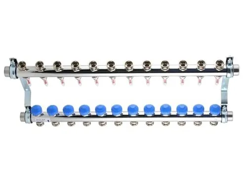 Manifold 12 kredse m/flowmeter