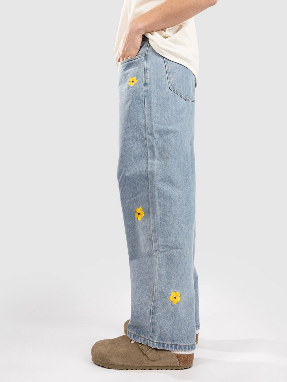 Blue Tomato EMB Denim Jeans flowers