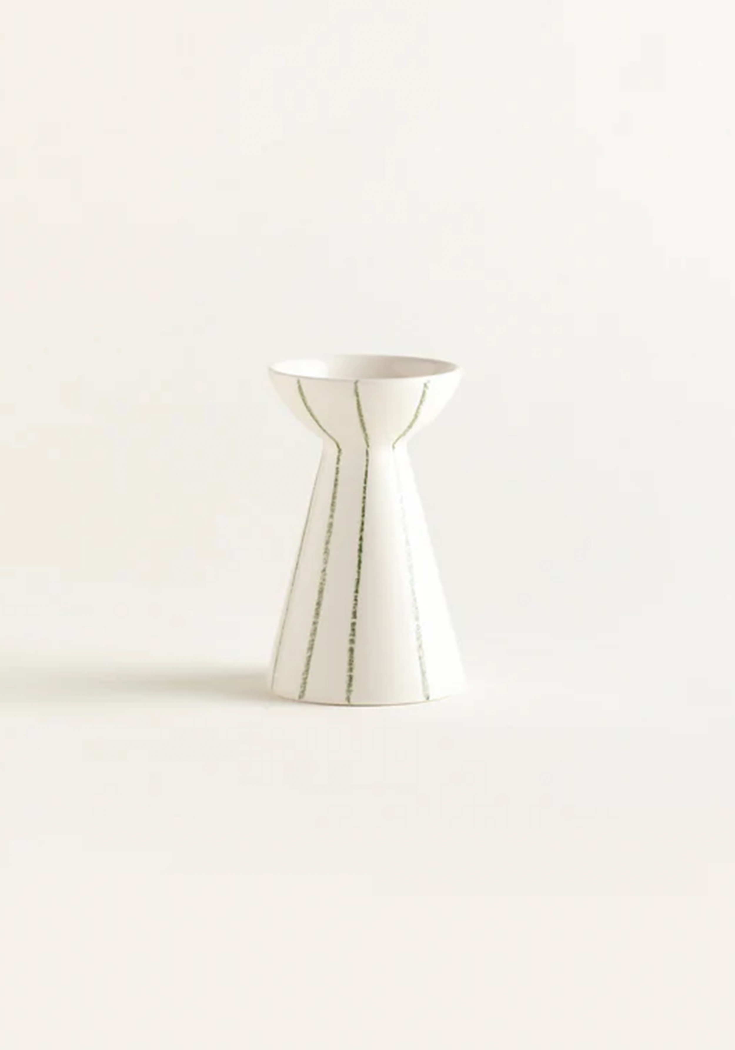 Onomao Kleine Vase Duartinho Grün Gestreift