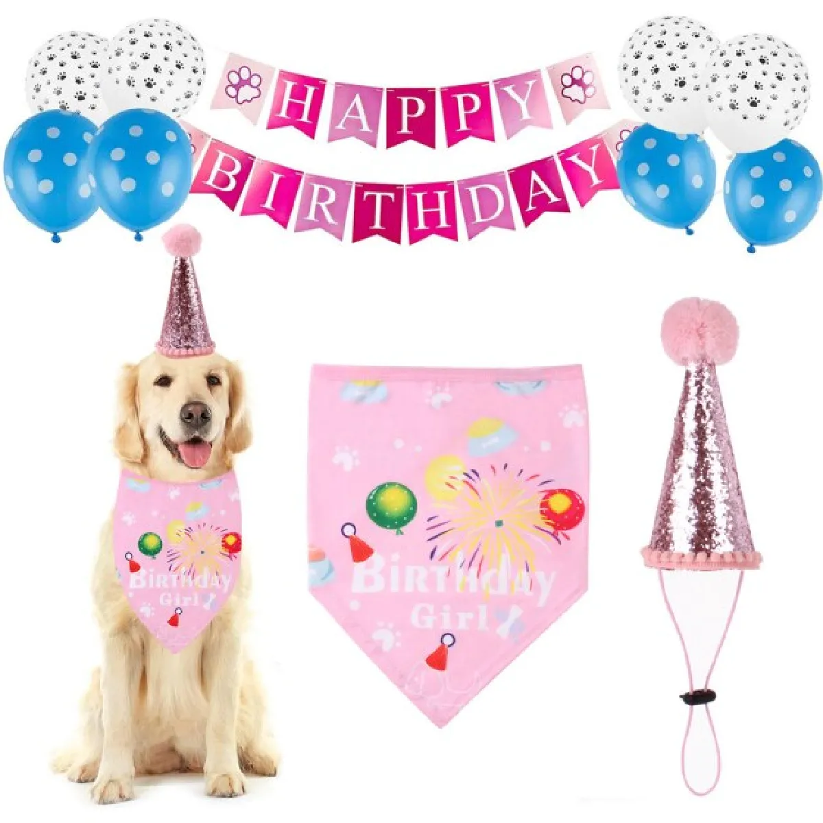 Universal Chapeau Anniversaire Chien