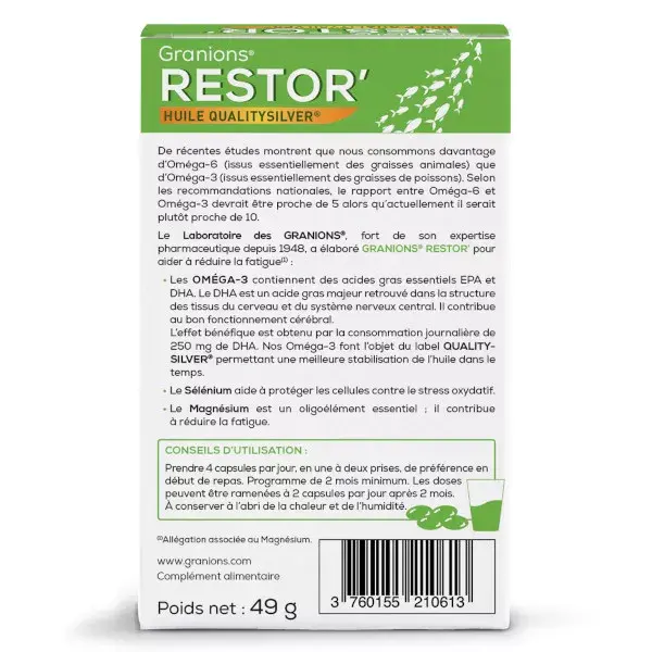 Granions Restor' 60 cápsulas