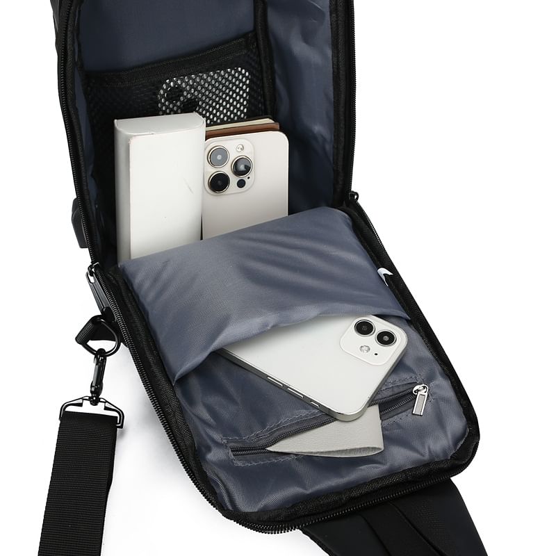 Golden Kelly - Slingbag met hangslot en letters