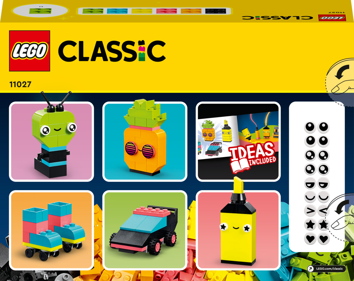 Lego Classic - Kreativt Sjov Med Neonfarver - 11027