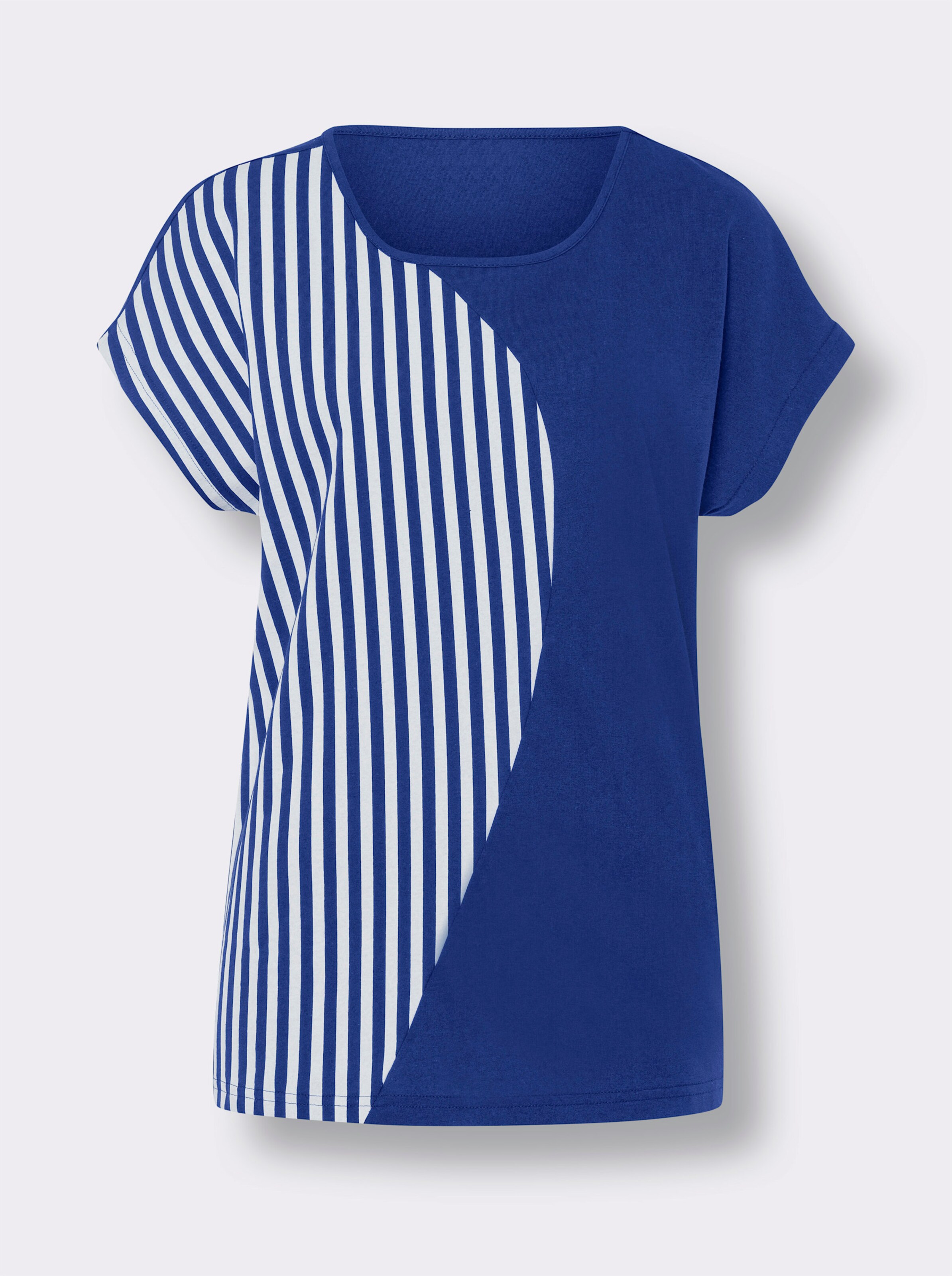 Streifenshirt aus reiner Baumwolle