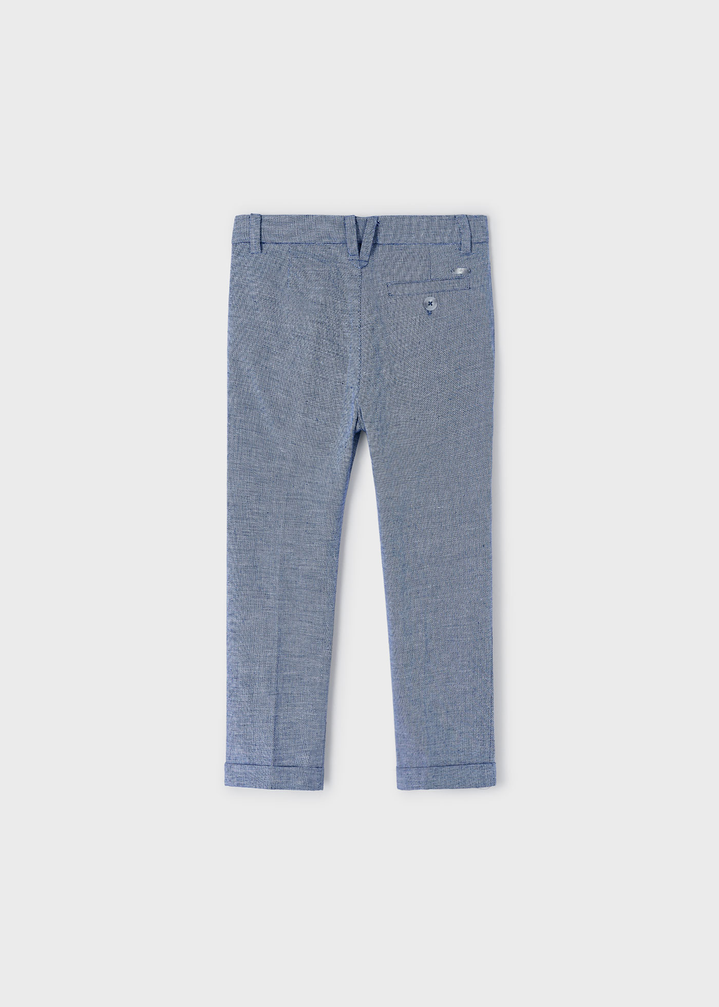 Calças chino de linho para meninos (ráfia)