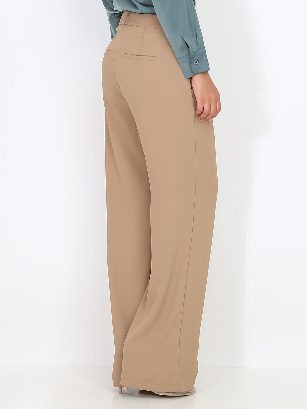 Pantalon costume dad oversize- Taupe