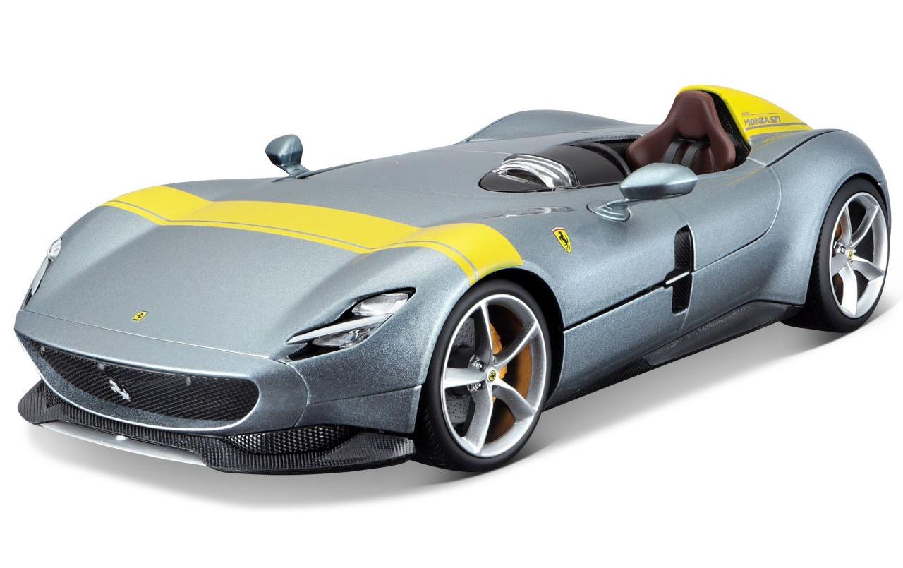 Ferrari R&P Monza SP1 Silber 1:18Sammlermodell im Massstab 1:18