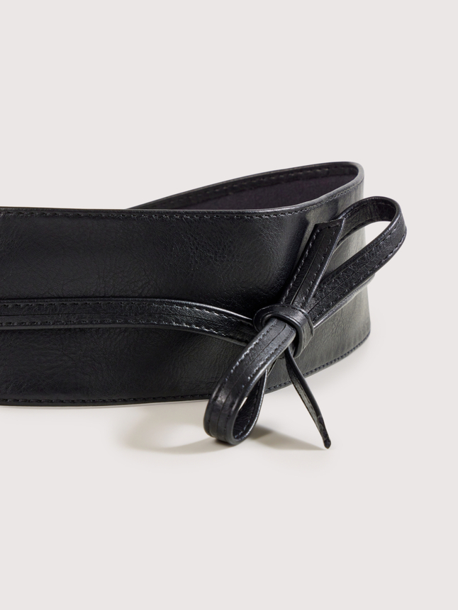 Ceinture large à nouer