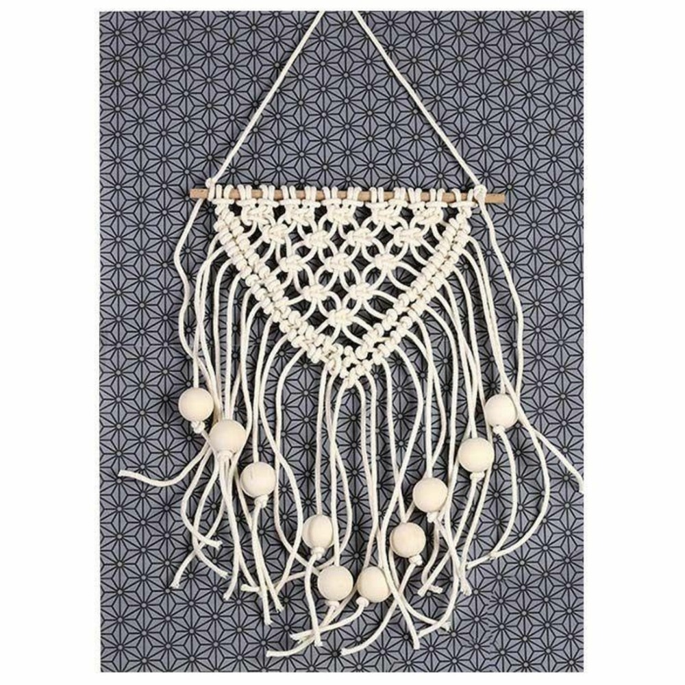 2 bobines de coton cablé pour tissage mural 50 m x ø 2,5 mm