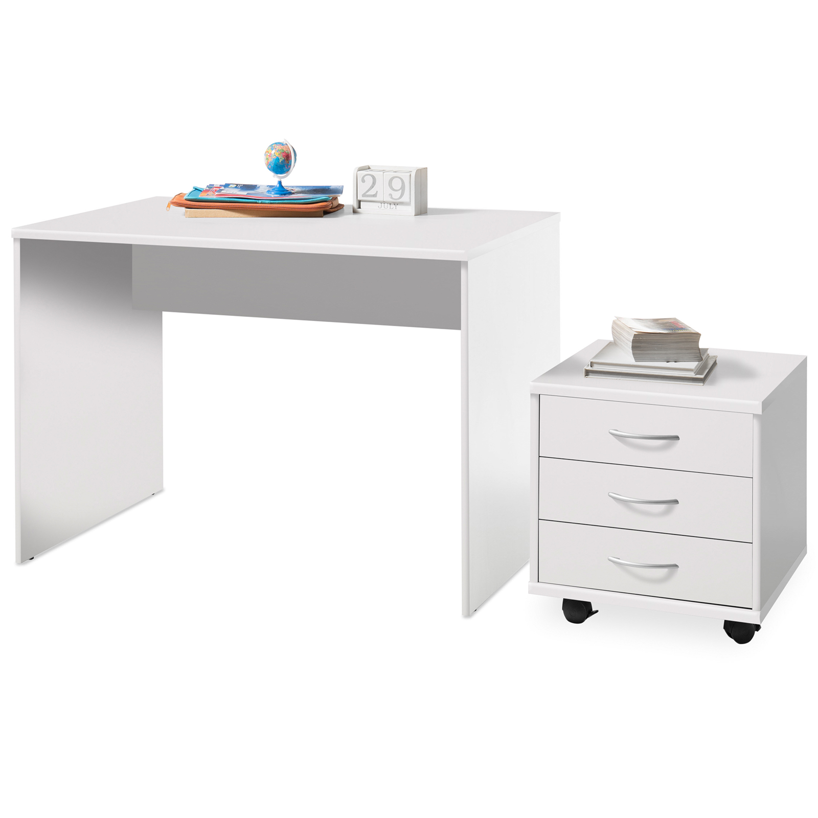 Rollcontainer - weiß - 46 cm breit