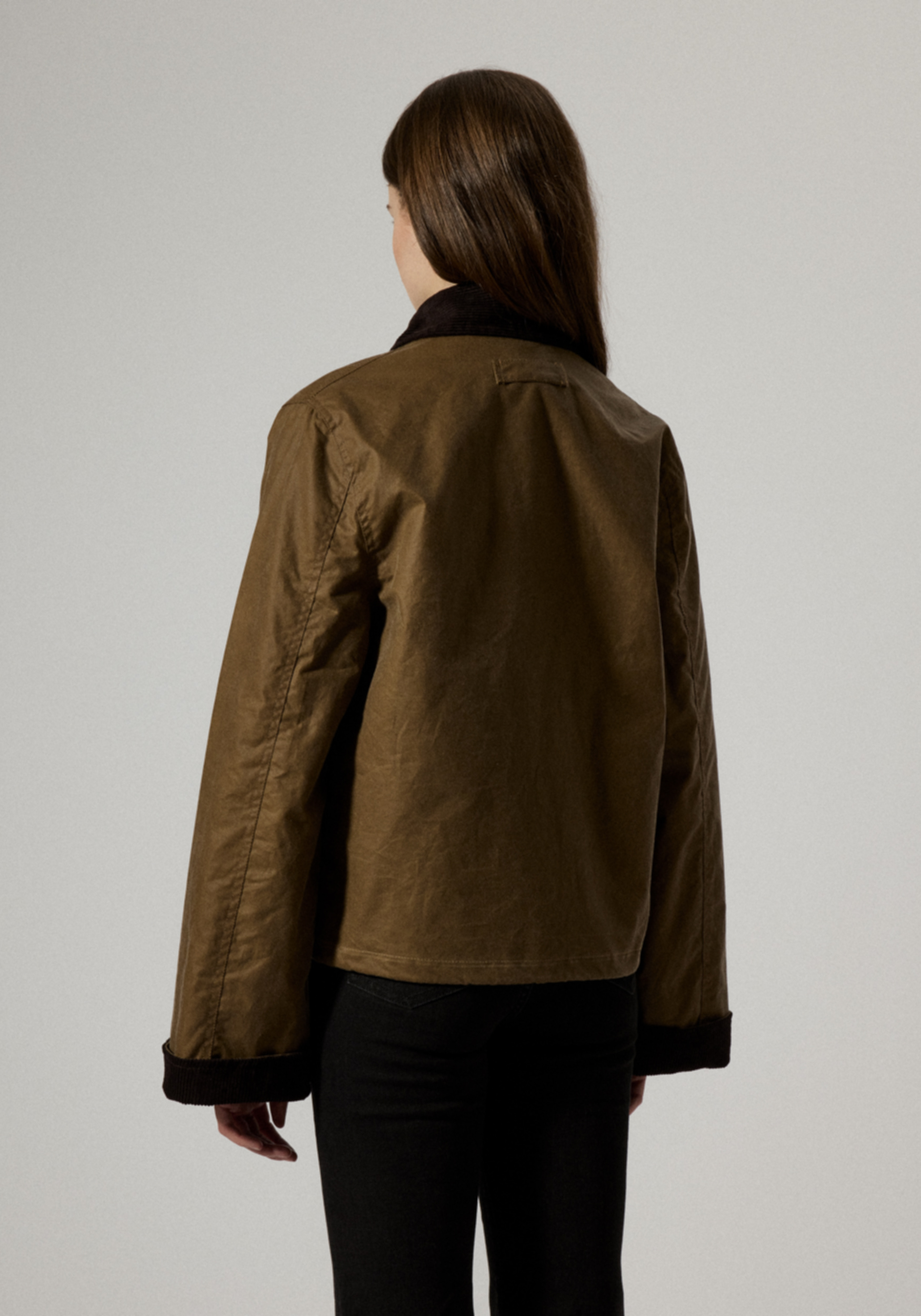 Brixtol Textiles Jacke Sissel Wax Deep Sand