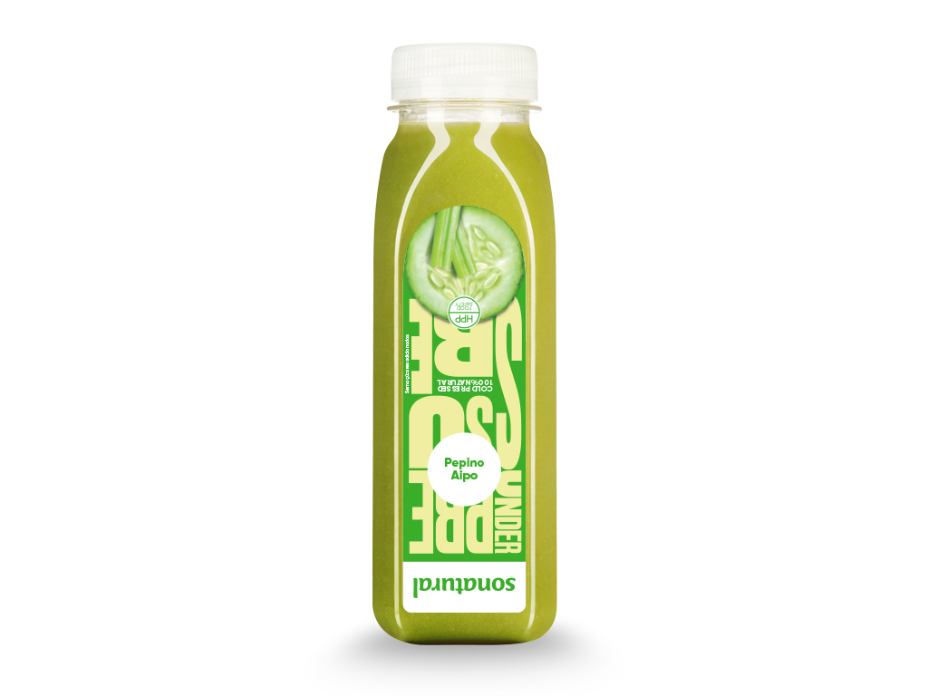 SUMO SONATURAL PEPINO AIPO MAÇÃ E LIMÃO 250ML