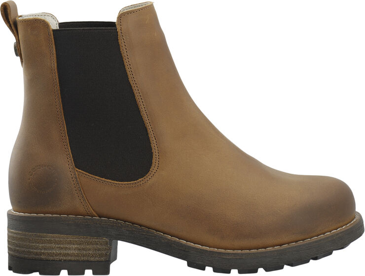 Cashott CASKARLA Chelsea Boot WR Warm Lining Oil Nubuck Bison