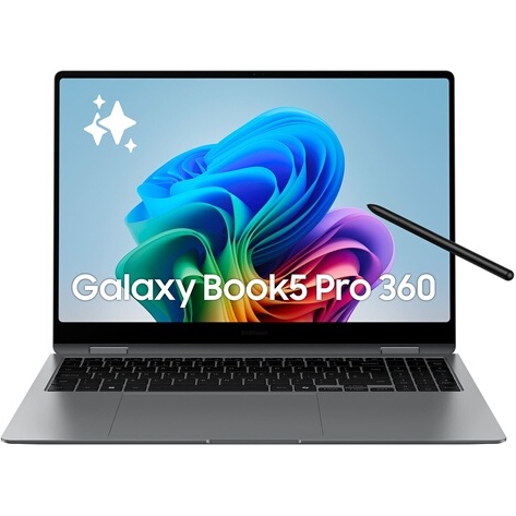 PC portable Samsung Galaxy Book5 Pro 360 écran tactile 16'' 120Hz Copilot+PC Intel Core Ultra 7 16 Go RAM 512 Go SSD Anthracite