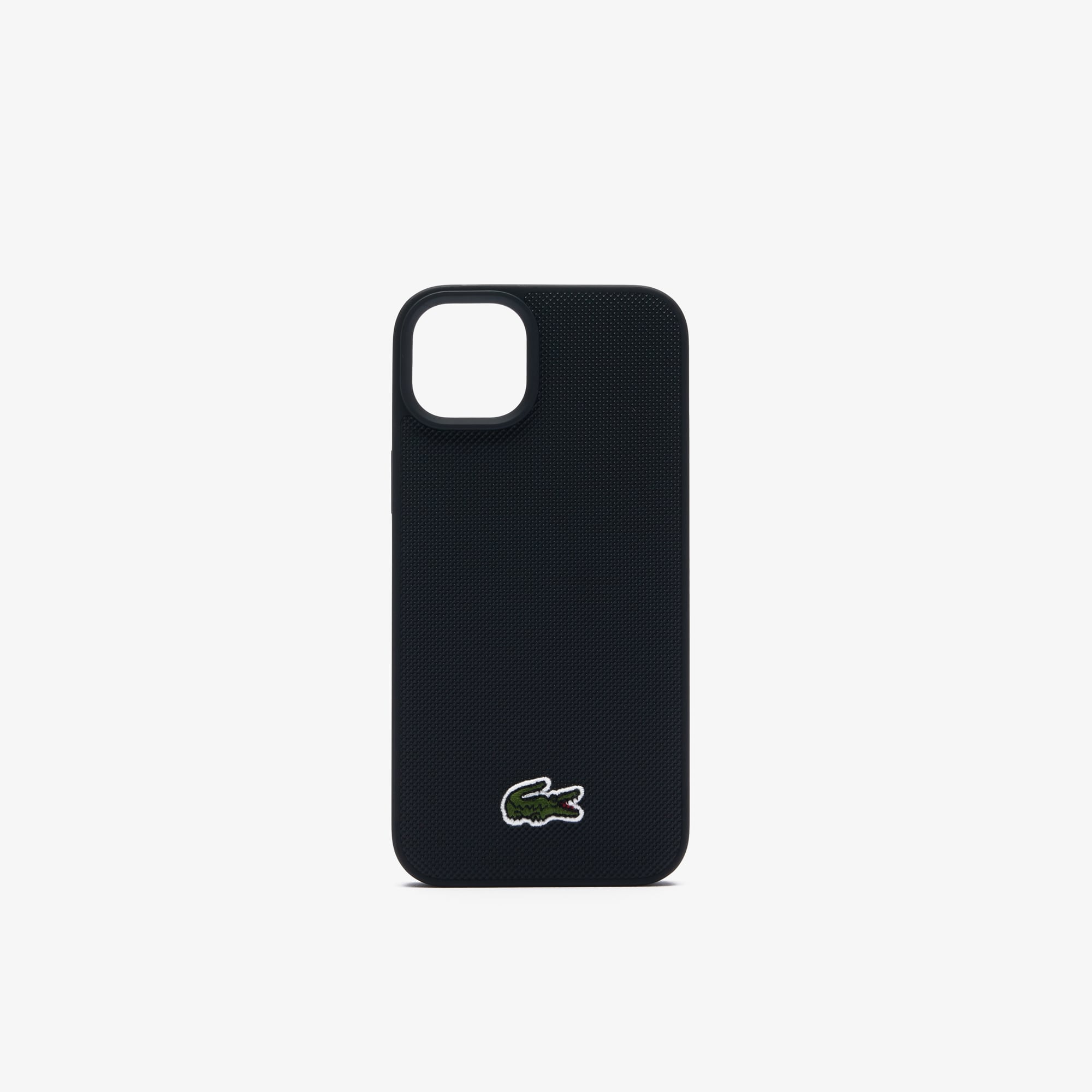 Coque iPhone 15 Max effet petit piqué Coques iPhone - Noir - Lacoste - Unisex
