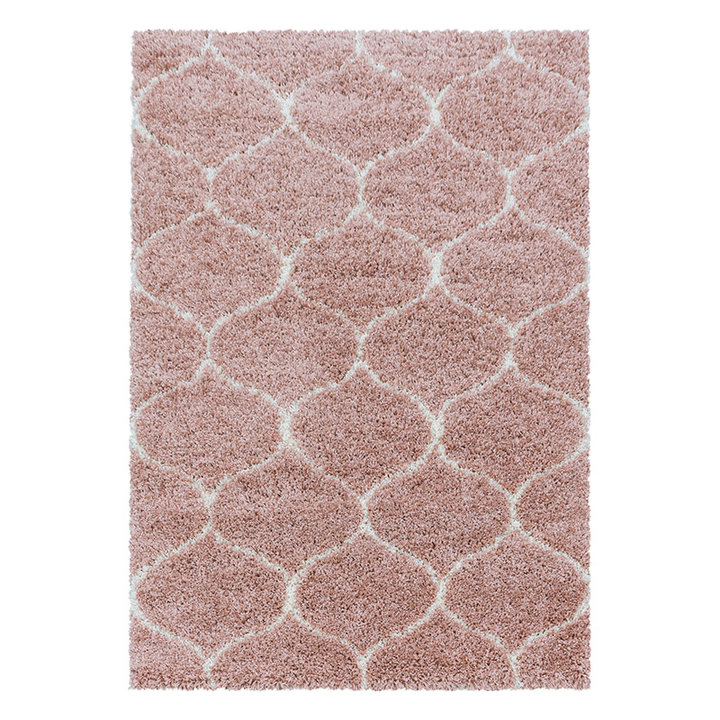 Berber vloerkleed - Agadir Circle Roze/Creme | Warm
