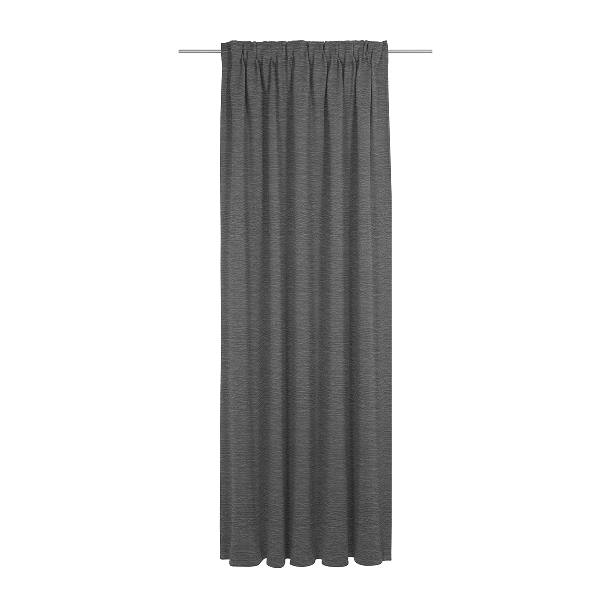 Thermochenille-Vorhang - anthrazit - 135x245 cm