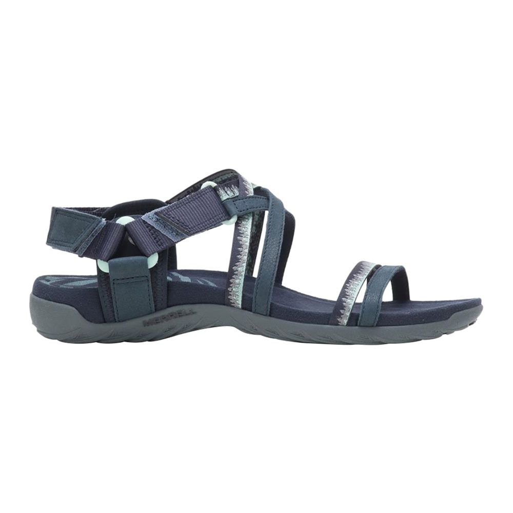 Merrell TERRAN 3 CUSH LATTICE - Sandales randonné Femme navy