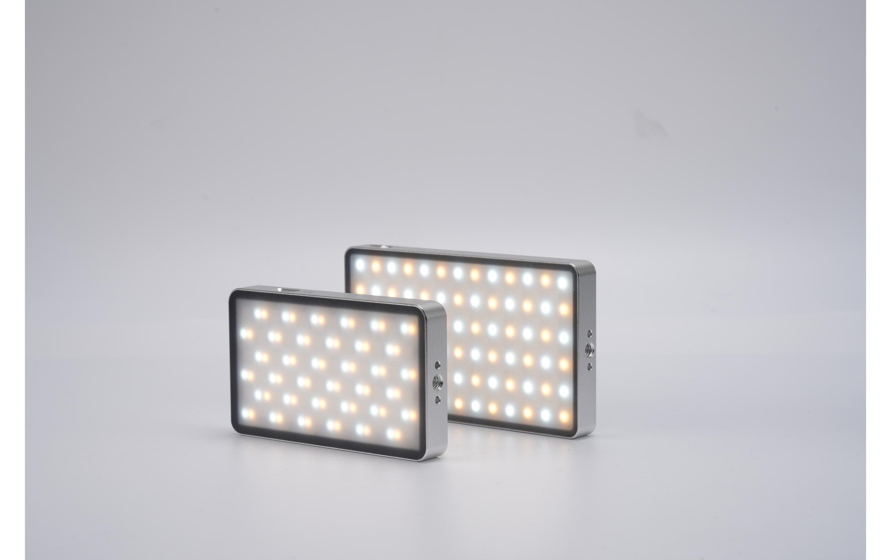 Videoleuchte Retro 08X8W Tragbare RGB-LED-Leuchte