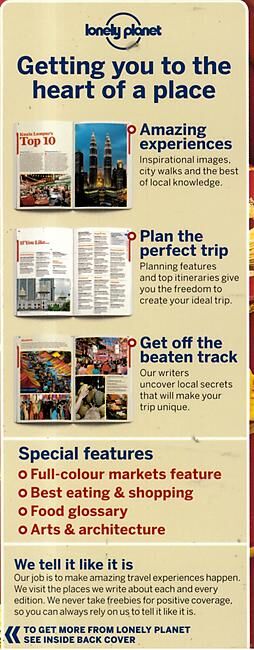 LONELY PLANET - KUALA LUMPUR EN ANGLAIS