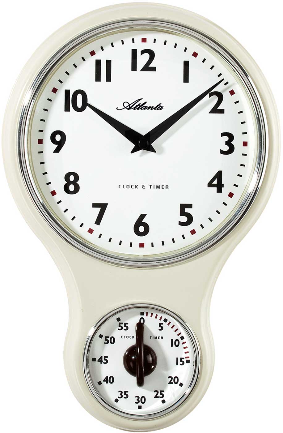 Atlanta Wanduhr 6124/0 - 30 cm