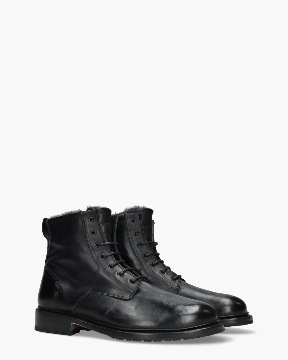 Cordwainer M23023 Zwart Heren Veterschoenen