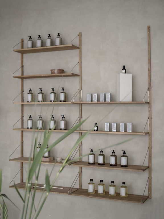 Frama Shelf Library H1148 Triple wandkast dark stained