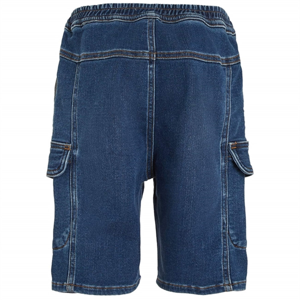 Køb Calvin Klein Denim Cargo Sweat Shorts Mid Blue