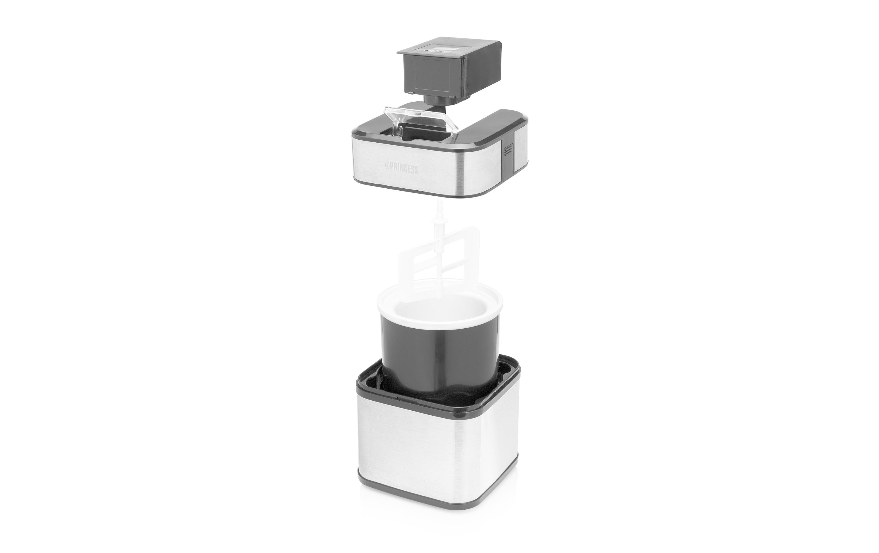 Glacemaschine Silber 1.5 lEiscrememaschine für Glace, Sorbet