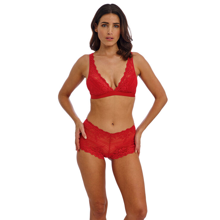 Wacoal EMBRACE LACE BOYSHORT Equestrian red