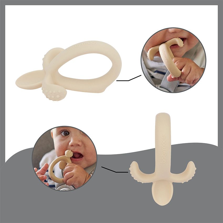 Coffret repas en silicone FIRST'ISY 6-12 mois - Renard - Ecru