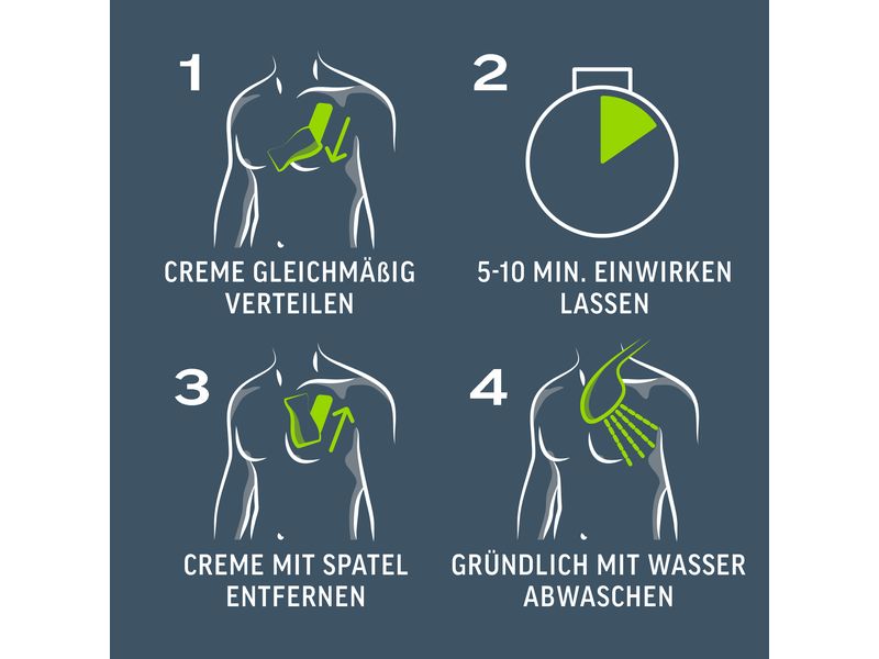 Veet MEN Enthaarungscrème Men 400 ml Haarentfernungs-Creme für sensible Männerhaut