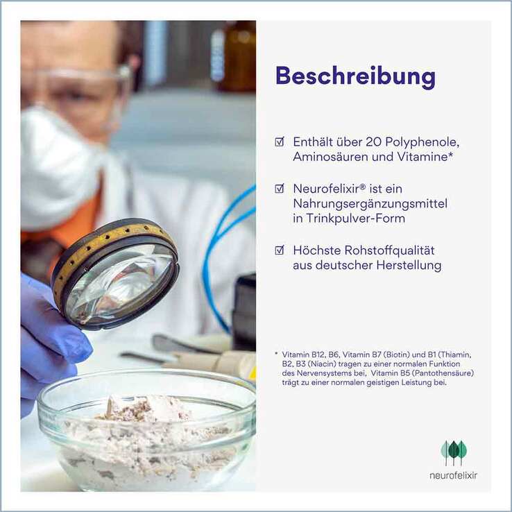 Neurofelixir für Nerven & Konzentration Tinkpulver, 113.8 g