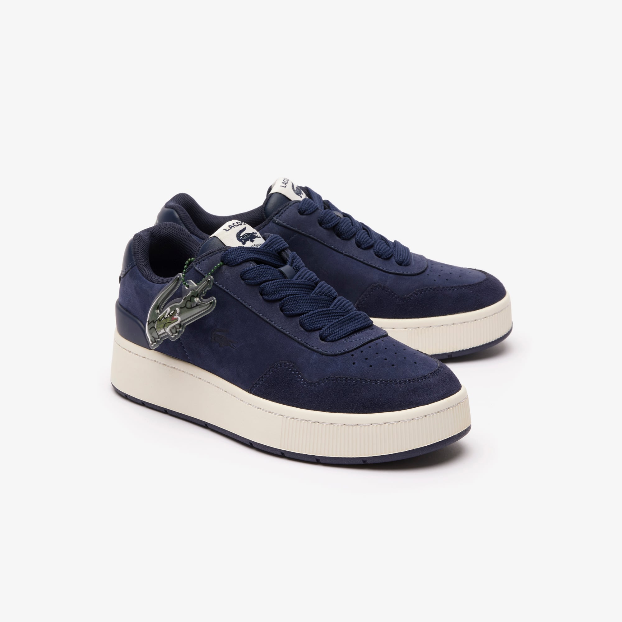 Sneakers Ace Clip femme en cuir Holiday Capsule Sneakers - Bleu - Lacoste - Femme