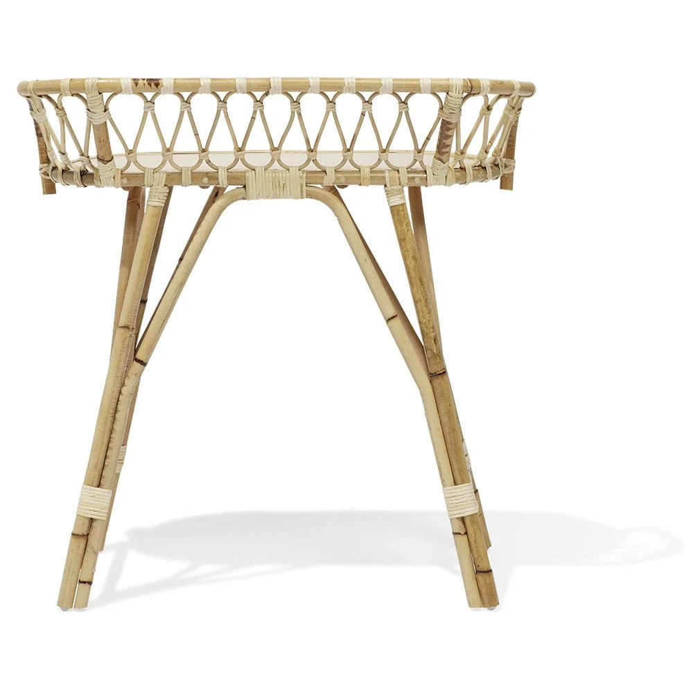 Coiffeuse Léonie rotin naturel - L85xP45xH85 cm