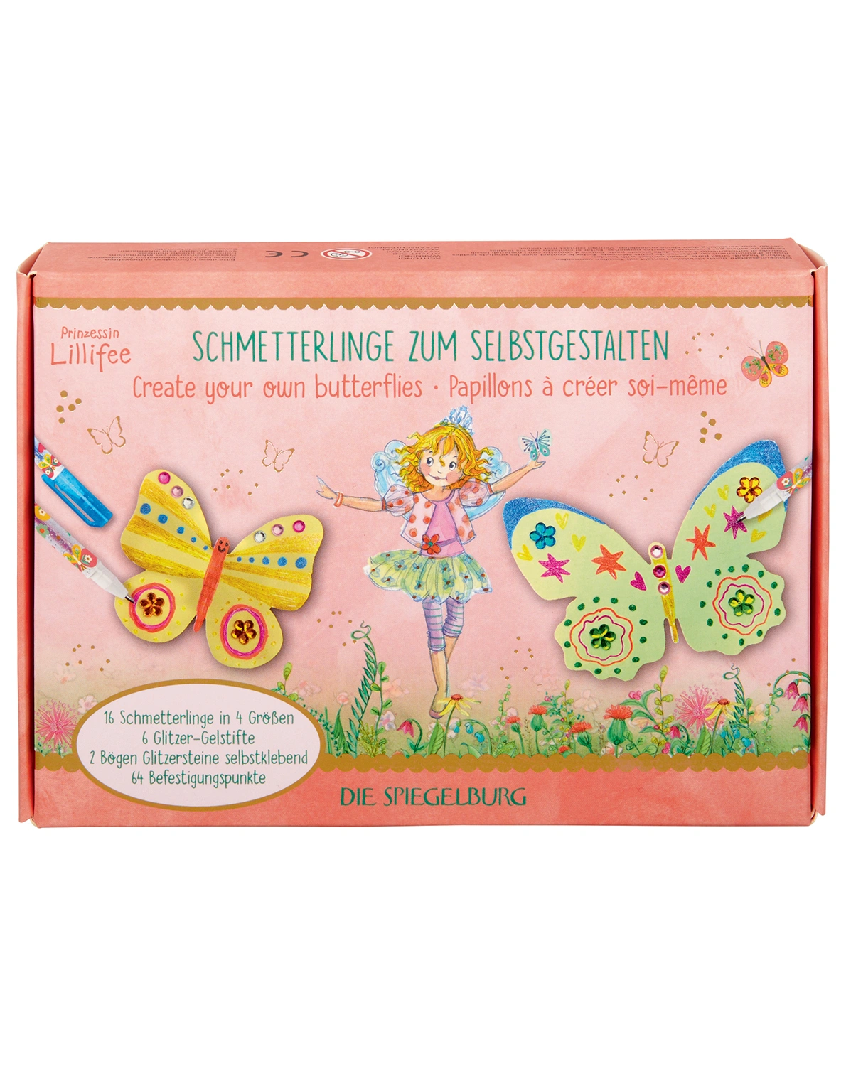 Bastelset PRINZESSIN LILLIFEE - SCHMETTERLINGE 88-teilig