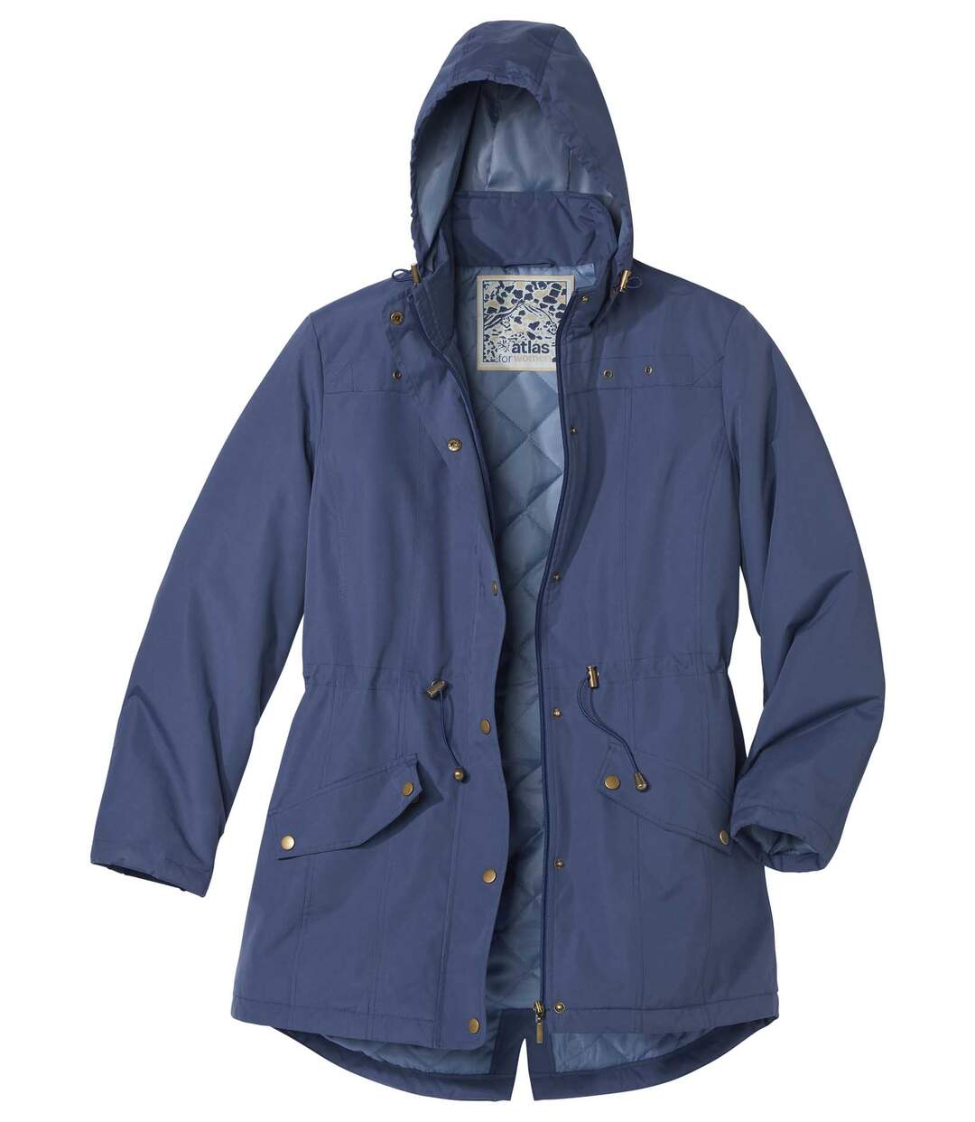 Parka à Capuche Matelassée Tendance
