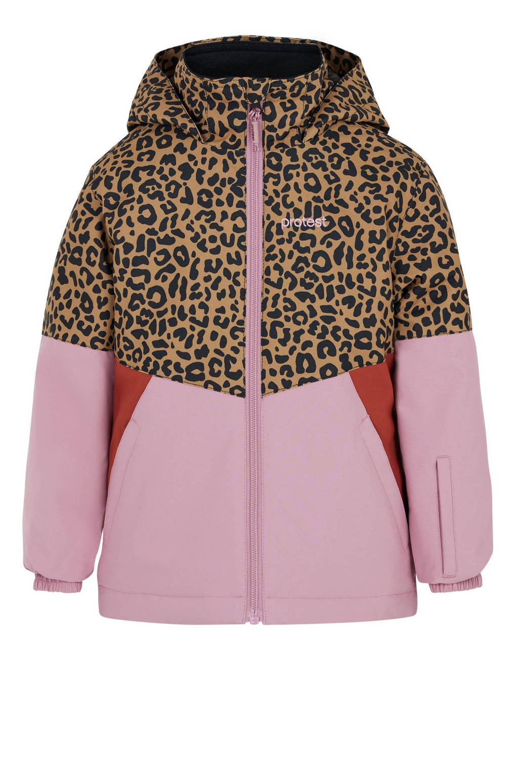 Protest ski-jack PRTLISKE TD roze/camel