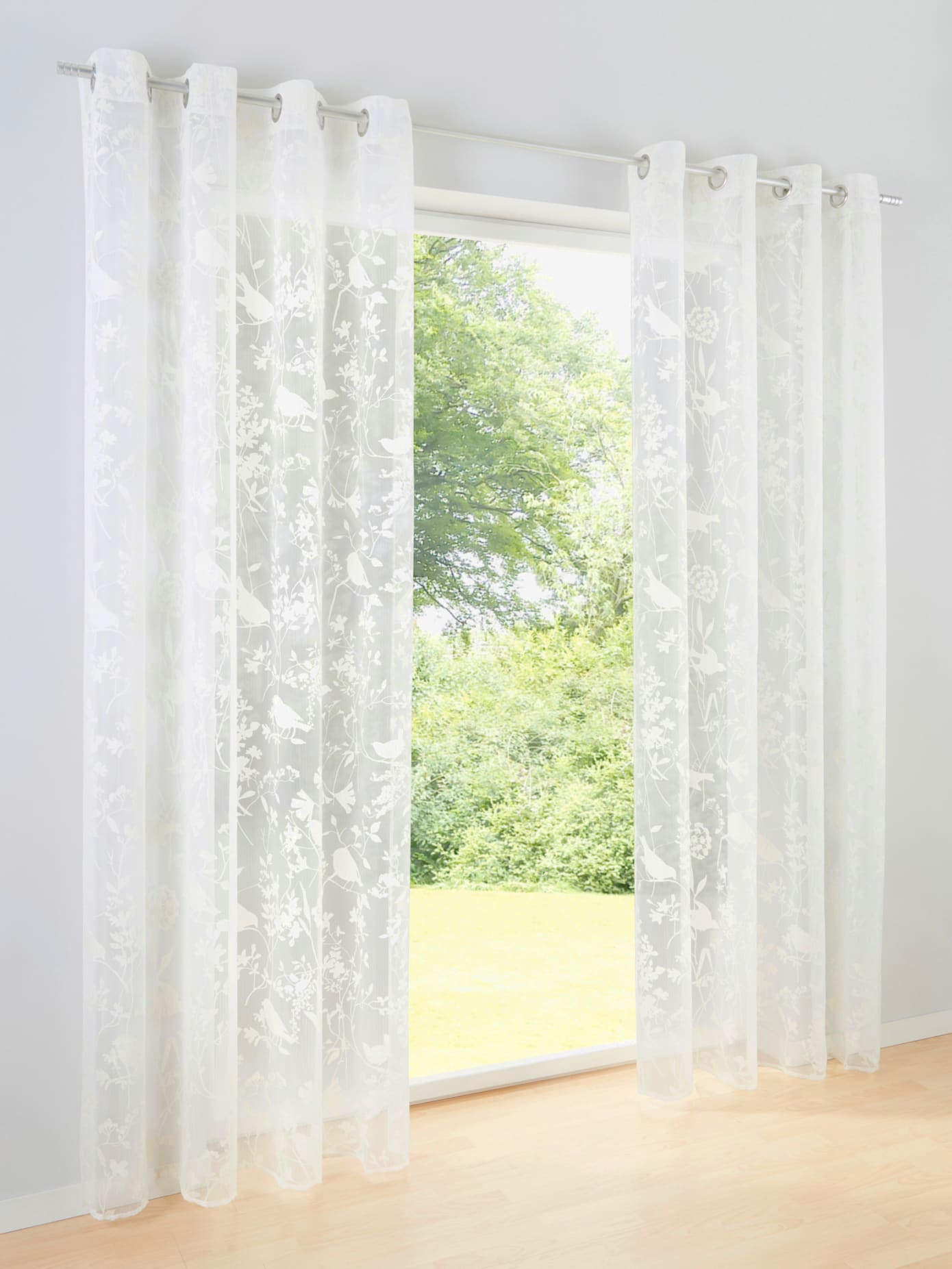 Store décoratif matière transparente