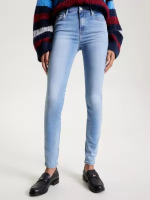 Calça jeans skinny de cintura média TH Flex