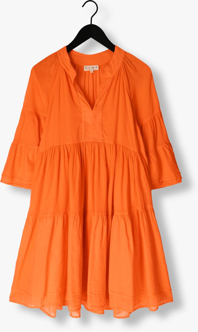 NEMA oranje nema mini jurk ruza