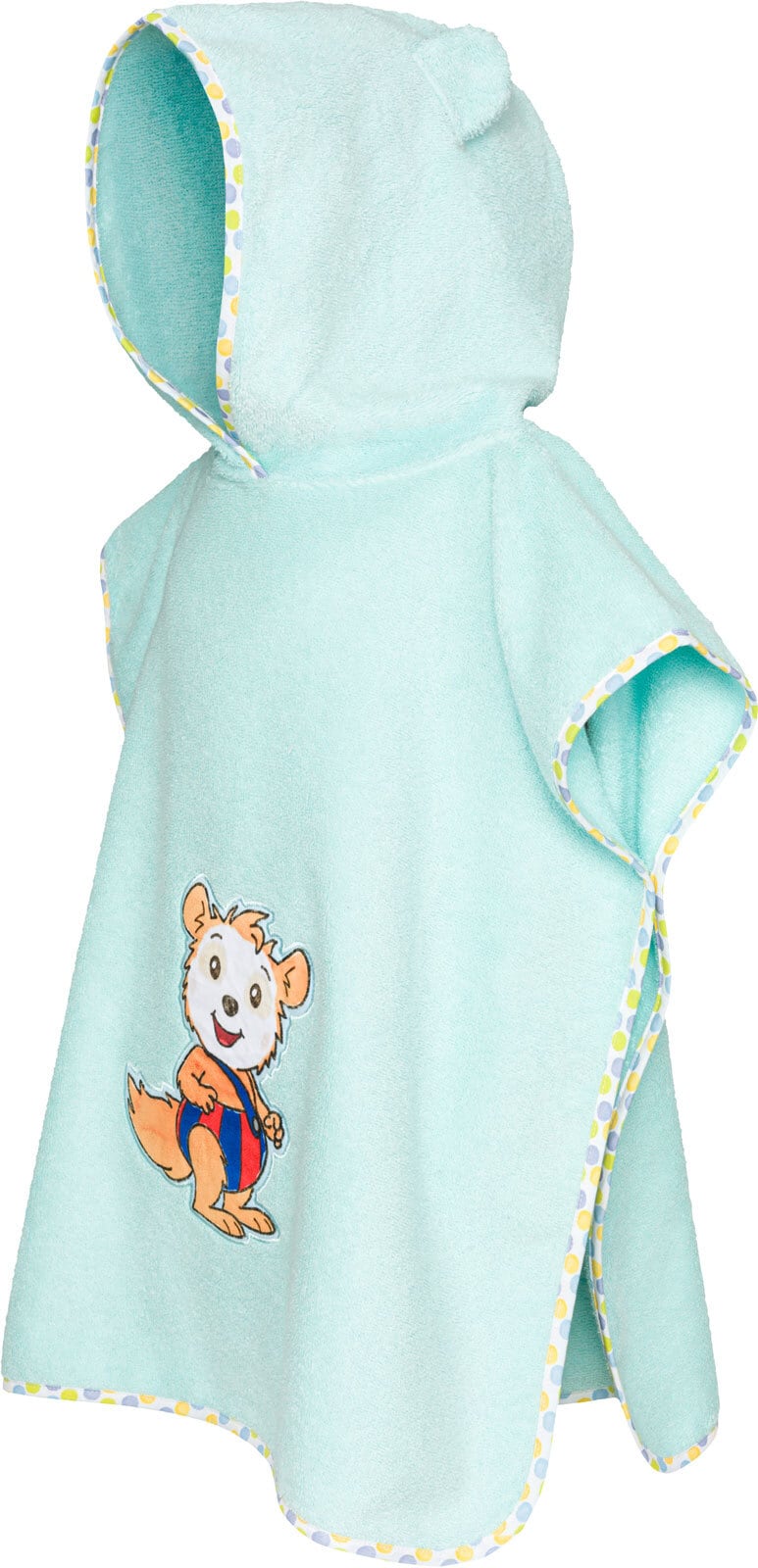 Smithy Badeponcho BOBO SIEBENSCHLÄFER 60 x 60 cm türkis